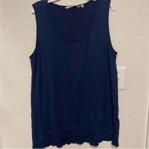 Soft Surroundings Dark Blue Tank Top